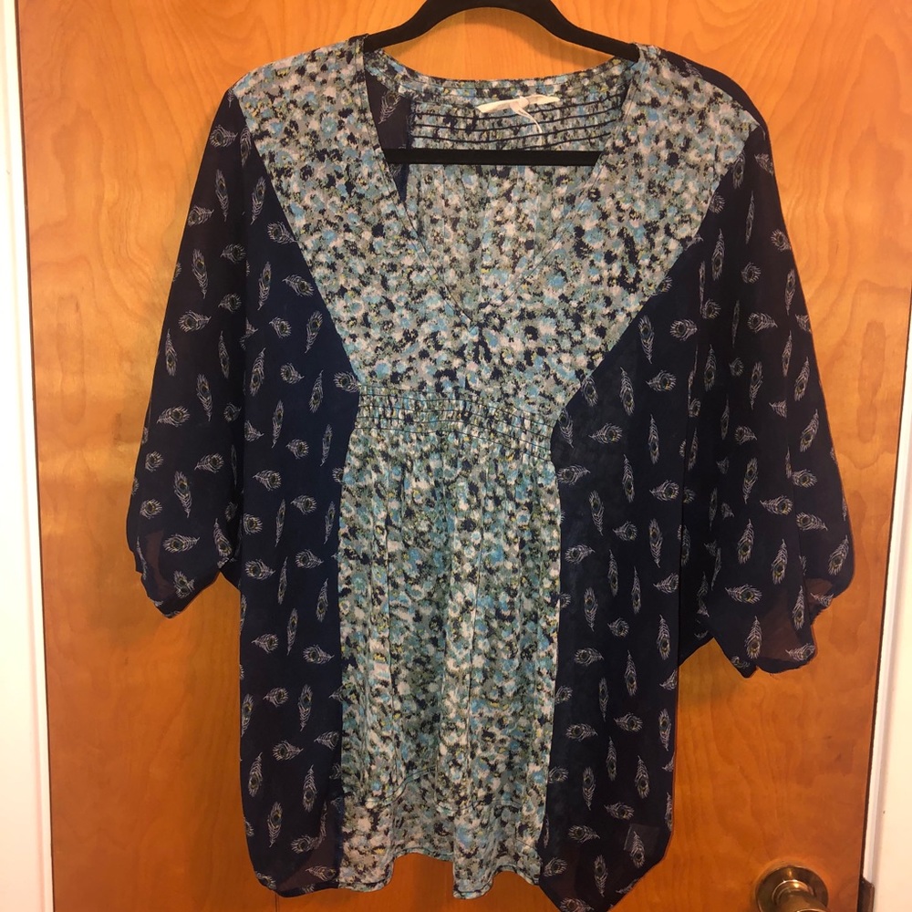 Black Poppy Blouse